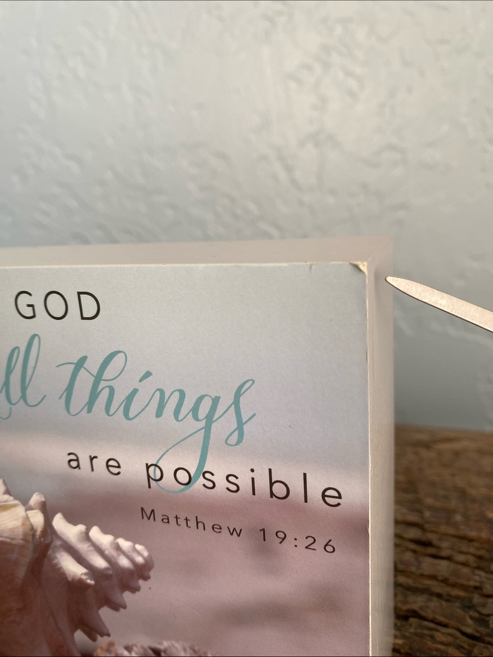 🐚Beach🐚Scripture Plaque - Picture 7 of 12